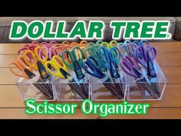 DIY *Scissor Organizer*!!! | Easy Project | Dollar Tree DIY!!!