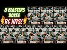 💥 8 Blasters 😮 Big Hits! 2024 Panini Prizm Football Blaster Boxes ** Go Big Week! **