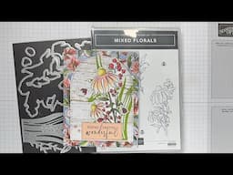 Stampin’ Up! Mixed Florals You’re Wonderful Card Tutorial #papercrafting #cardmaking #patternedpaper