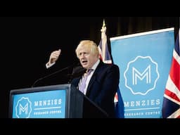 Boris Johnson delivers the 11th John Howard Lecture