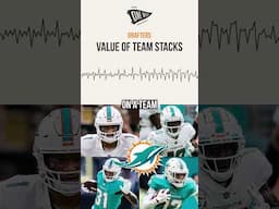 The Value of Team Stacks on Drafters #shorts #nfl #bestball