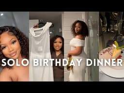 BIRTHDAY GRWM 💗 SOLO DINNER VLOG + Fighting birthday depression