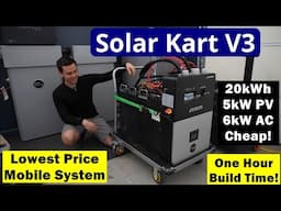 Solar Kart Version 3! Lowest Price Solar System Around AND Beginner Friendly