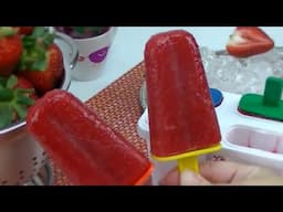 Strawberry Popsicles - Ohhlala Café  ♥