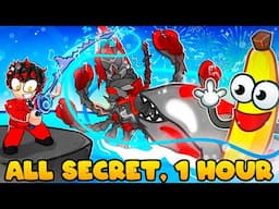 Catching ALL SECRET Fish with BROKEN ROTFF / ROTEK Buff on Roblox Fisch! (It Only Takes 1 Hour!)