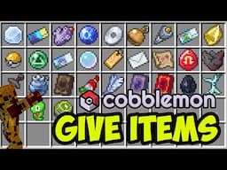 Minecraft Cobblemon GIVE POKEMON ITEMS (2025)