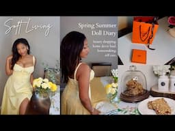 Spring Summer Soft Life Vlog | Self-Care, Homemaking, Hermes Unboxing, Feminine Hobbies, Decorating