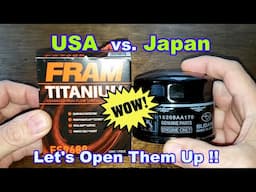 Fram Titanium Oil Filter FS9688 vs. Subaru Oil Filter 15208AA170 Oil Filter Comparison