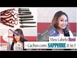 Meu Cabelo Rosé + Cachos com Sapphire 8 in 1 Irresistible Me