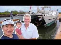 Damaged Plywood Boat SOAKS for 60 DAYS – Ep 118 Sailing Luckyfish