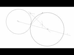 How to draw the tangent circle to a given circle passing through a tangent point T and a point P