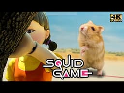 HAMSTER VS SQUID GAME: ALL EPISODES IN ONE VIDEO!!!!