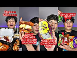 Ramizeinn tiktok compilation pt 3|| 12 minutes of ramizeinn eating spicy food|| No Reaction king