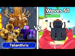 😱 Using ALL TELANTHRIC SIGN UNIT TEAM To Defeat TOILET CRAB BOSS!!🔥💀 - (Roblox) Toilet Tower Defense