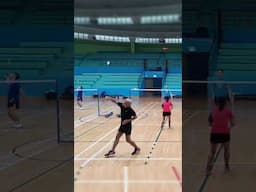 Badminton Backhand Easy Footwork - Badminton B #shorts