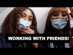 WORKING WITH FRIENDS?!!! | FLIGHT ATTENDANT LIFE