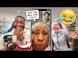 Facetiming Family & Friends BUT With A Stranger's Face PRANK! *HILARIOUS*