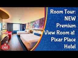 Pixar Place Hotel (formerly Paradise Pier) - Refurbished Premium View - Room Tour