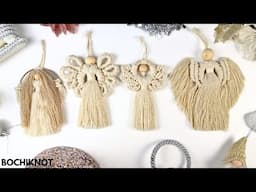 How to Make 4 Gorgeous Macrame Angel Ornaments This Christmas