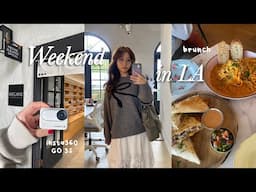 Weekend in LA ☕️ cafe hopping, holiday vibes, trader joes, marzipan mukbang