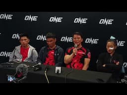 ONE 164 After-fight Presscon with Geje, Adonis, Coach Mark & Jenelyn