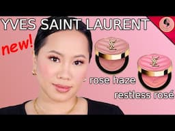 YVES SAINT LAURENT, MAKE ME BLUSH | 06 rose haze and 93 restless rosé