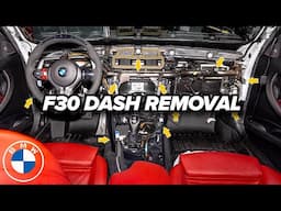 HOW TO REMOVE A BMW DASHBOARD | F30 3 Series/ F80 M3