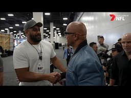 Super Bowl LVIII | Jordan Mailata and Tim Tszyu