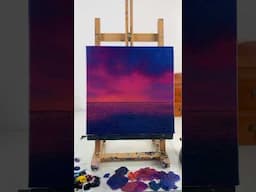 Forever painting sunsets 🌅 #artwork #painting #sunset