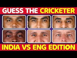 Identify the Cricketers from the eyes | Cricket Quiz | India vs England edition