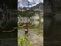 alpine lake season #summervibes #swimming  #wildswimming #hiking #naturelover #nature #naturetravel