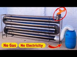 No Gas No Electricity Heat your Entire Home for Free. #diy