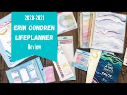 REVIEW | 2020-2021 Erin Condren LifePlanners and Accessories