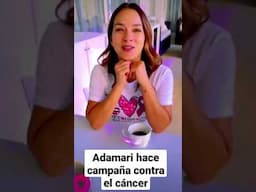 Adamari López hace campaña en contra del Cáncer de Mama