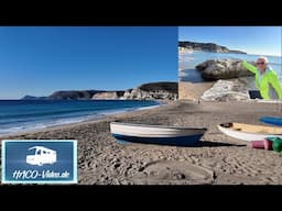 Spanien 2025 - Strandfeeling Pure Entspannung - ans Meer zum Stellplatz Agua Amarga Camper Park