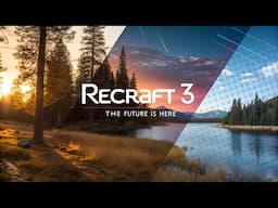 Recraft AI 3 Tutorial: BEST! AI Image Generator & Design Studio