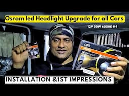 Jimny Zeta headlight Upgrade: Osram LED Installation & Review #jimny #ledlights #jimnyHeadlight #diy