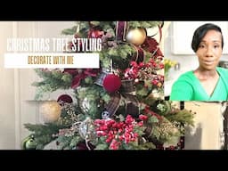 How to Create a Designer Inspired Christmas Tree|Decorate with Me|Christmas 2024