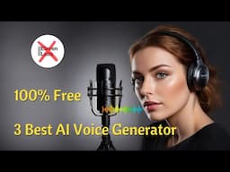 100% Free AI Voice Generator Tools | 3 Best AI Voice Generator | Elevenlabs Alternative