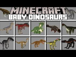 Minecraft HATCHING DINOSAUR EGGS MOD / DON'T TOUCH THESE CARNIVOROUS EGG SPAWNERS !! Jurassic World