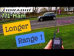 Tidradio TD771- HAM.  Long antenna. Get the extra range !