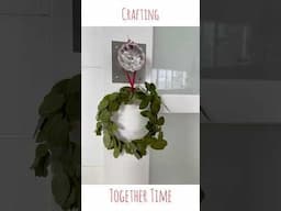 DIY Christmas Greenery Wreath #shorts #janhowell