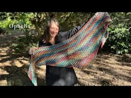 Crochet Happy Shawl Tutorial // Crochet A Shawl With One Ball Of Yarn