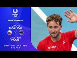 Tomas Machac v Casper Ruud Full Match | United Cup 2025 Group B