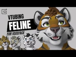 Feline Vtubing Avatars for Vseeface