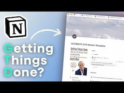 How to use Notion for GTD!? | Getting Things Done System Template Tour & Tutorial