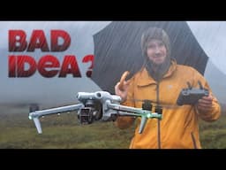 Flying a Drone in the Rain // Crazy or Worth the Risk?