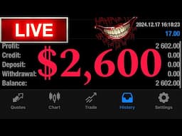 Live $2,600 Profits in minutes  advanced Forex Scalping