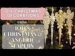 DIY Christmas Ornaments | Using IOD’s Christmas & Angelic Tapers Moulds