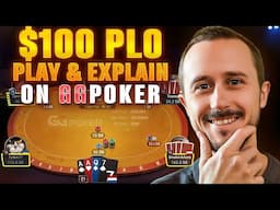 $100 PLO Play & Explain + Exclusive $50 Bonus for First 50 Players! #poker